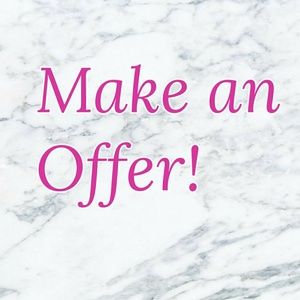 Reasonable offers accepted